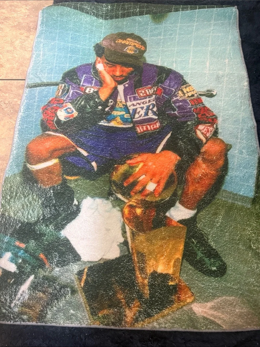 NEW! NBA Championship Kobe Bryant Rug - 32”x22”